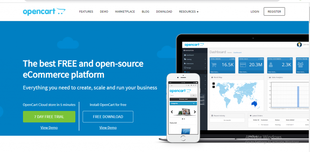 Opencart B2B Ecommerce platform